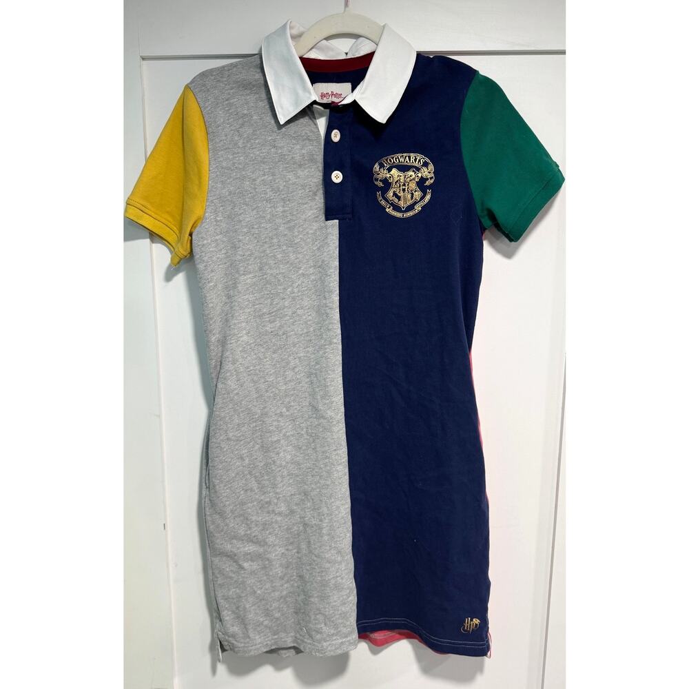 MINI BODEN x Harry Potter Hogwarts Quidditch Rugby Polo Dress Kids Size 11-12Y